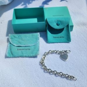 Tiffany monagram heart bracelet